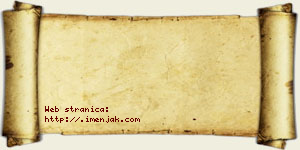 Tina Belodedić vizit kartica